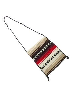 S.D.C Hand Woven Baja Tote Bag Southwestern Aztec Tribal Boho Geometric Tapestry